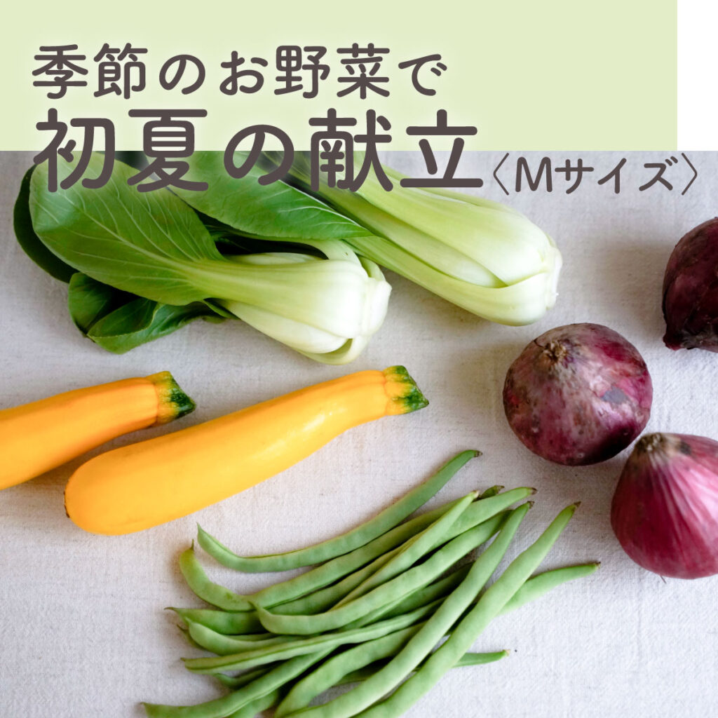 お野菜セットMサイズで、初夏の献立 | 坂ノ途中 | 100年先も