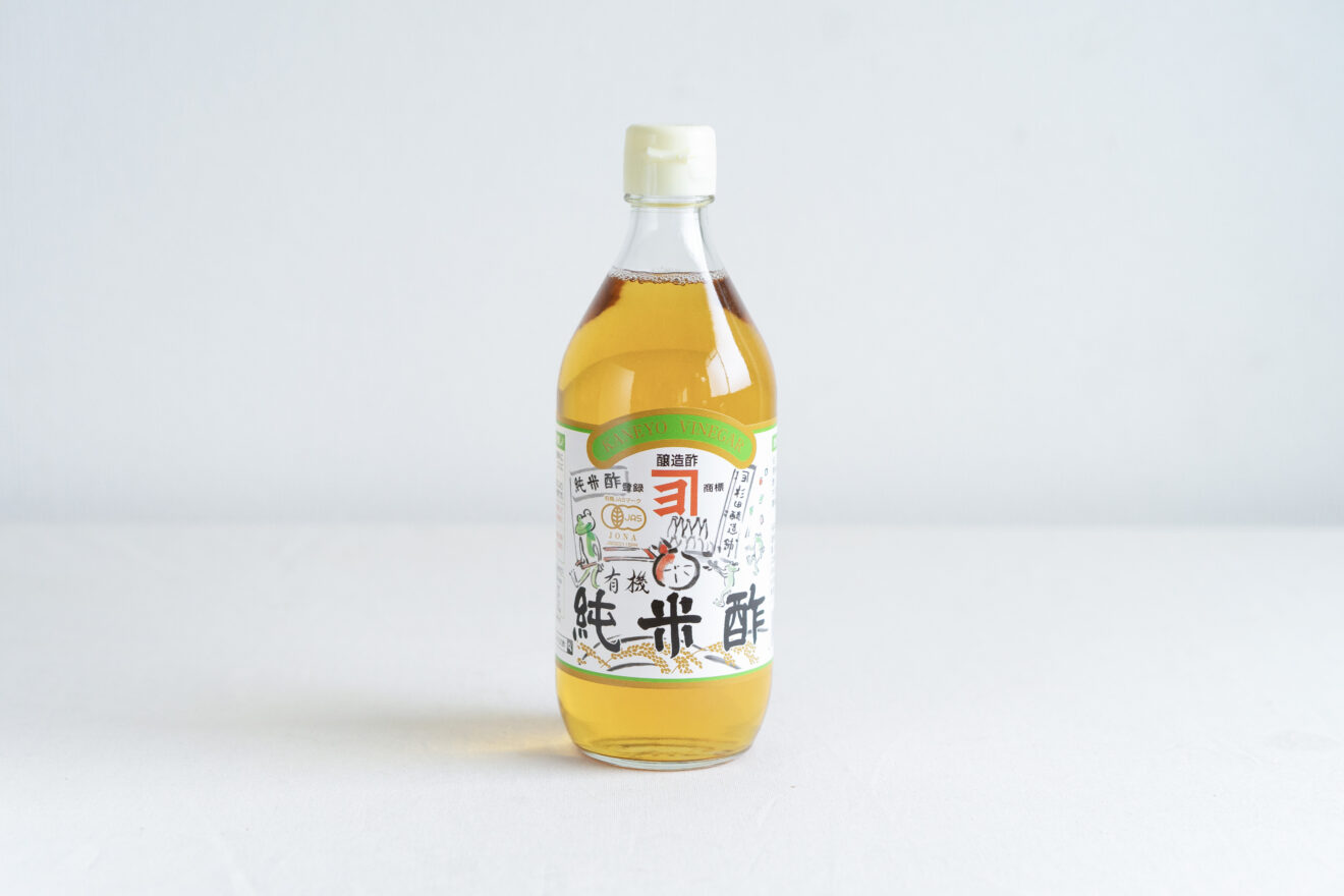 杉田与次兵衛商店の有機純米酢 500ml | 坂ノ途中 | サステナブル