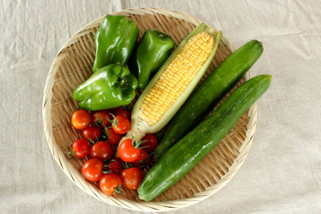 原画　夏野菜3枚セット 東北の夏野菜セット | BBマルシェ by 大地を守る会
