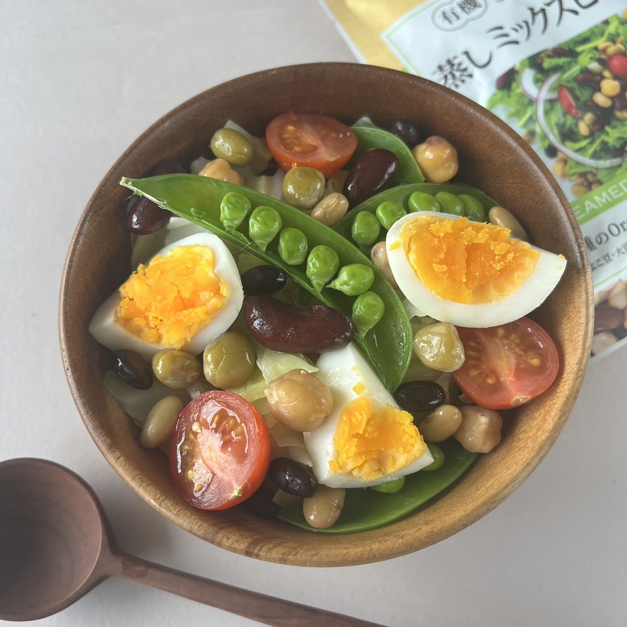 Beans Win 専用 有機蒸しミックスビーンズ 2袋セット | 坂ノ途中 | サステナブルな有機